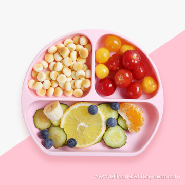 100% Edible Silicone Baby Plate Baby Bowl